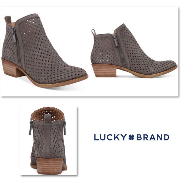 Lucky Brand Shoes - Lucky Brand Perforated Basel Booties SZ 10 Lucky Brand Shoes - Lucky Brand Perforated Basel Booties SZ 10